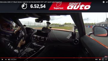 Sport Auto Magazine set a new record at the Nurburgring with Mercedes-AMG GT Black Series: 6:52.54 min (video)