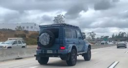 Just seen in California. Mercedes-Benz G500 4×4² is extravagance on wheels