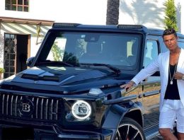 Cristiano Ronaldo posted his Mercedes-AMG G 63 Brabus on Instagram and received 15 million reactions
