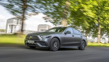 The new Mercedes C 300 e Plug-In Hybrid sedan and estate