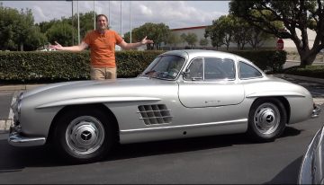 Doug DeMuro test-drives the iconic Mercedes-Benz 300 SL Gullwing