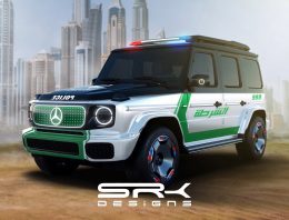 Mercedes EQG wears Dubai Police livery to fight digital crime