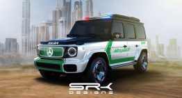 Mercedes EQG wears Dubai Police livery to fight digital crime