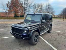 This is the Mercedes-Benz G500 with a Cadillac engine and transmission