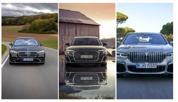 The new Mercedes S 580e 4Matic vs BMW 745 Le xDrive, Audi A8 50 TFSIe quattro