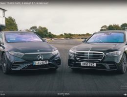 Mercedes EQS 450+ faster on track than Mercedes S 500