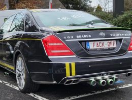 Bizarre Mercedes-Benz S-Class with a boot lid too small for all the names it’s got