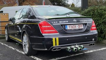 Bizarre Mercedes-Benz S-Class with a boot lid too small for all the names it’s got
