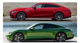Which concept is better? Mercedes-AMG GT 63 S E Performance or Porsche Taycan?