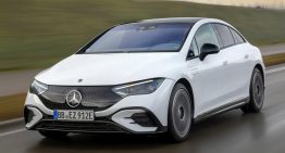 First co-drive Mercedes EQE 350 by Autocar magazine