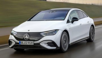 First co-drive Mercedes EQE 350 by Autocar magazine
