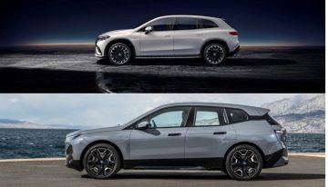 First static comparison: Mercedes EQS SUV vs BMW iX
