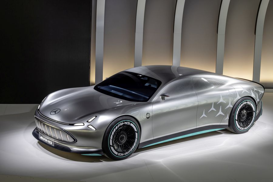 an idea of ​​a future own electric Mercedes-AMG