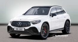 The Next Mercedes-AMG GLC Shows Off its Panamericana Grille