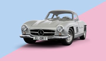 Mercedes 300 SL Used as Template by Andy Warhol Was Restored by Brabus