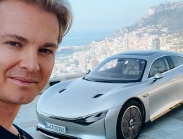 Former F1 Champion Nico Rosberg Meets the Mercedes EQXX in Monaco, Is Not Allowed To Drive It