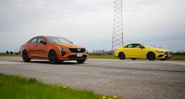 Mercedes-AMG CLA 35 Takes on the Cadillac CT4-V in Drag Race