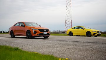 Mercedes-AMG CLA 35 Takes on the Cadillac CT4-V in Drag Race