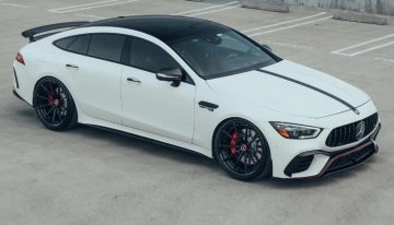It’s All in the Contrast, White Mercedes-AMG GT 63 With Black Wheels Proves