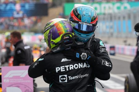 Lewis Hamilton George Russell Hungarian Grand Prix