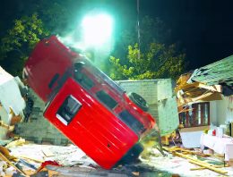 Stupid Stunt! YouTuber Drops Mercedes-AMG G 63 Through the Roof of a Shed, He’s on Board