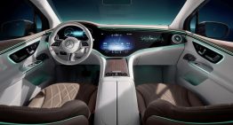 First Picture of the Interior of the New Mercedes EQE SUV