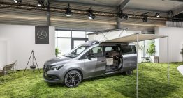 Mercedes EQT Marco Polo Concept: the first fully electric micro camper van