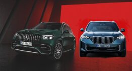 First static comparison Mercedes GLE facelift vs. BMW X5 facelift