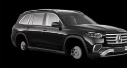 The first Mercedes GLS facelift photo has leaked on the internet