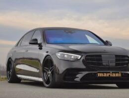 Murdered-Out Mercedes-Benz S-Class Rides Low as if It Has No Care in the World