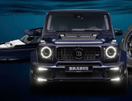 Brabus Deep Blue 900 Matches Watch and Boat, It’s Got 888 Horsepower