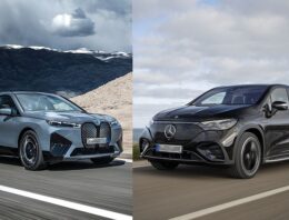 First BMW iX vs. Mercedes EQE SUV comparison