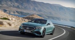 The new Mercedes E-Class is available in nine versions, including four PHEVs, from 61,999 euro