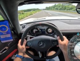 Mercedes SLS AMG Black Series Hits 190 MPH on the Autobahn, the Soundtrack Is a Hit