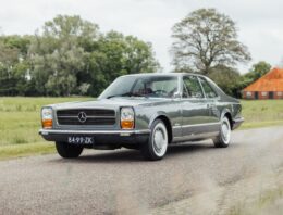A one-off Mercedes 300 SEL 6.3 coupe for sale at an auction