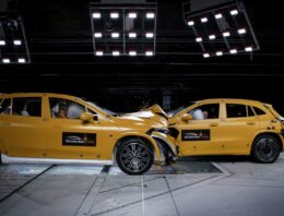 David vs Goliath: Mercedes EQA vs Mercedes EQS SUV Crash Test (video)