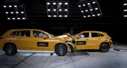 David vs Goliath: Mercedes EQA vs Mercedes EQS SUV Crash Test (video)