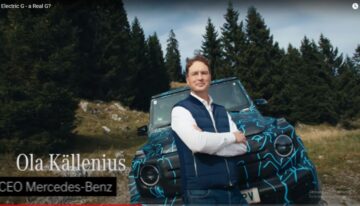 Mercedes Has Released a Video with CEO Ola Kallenius Driving the Future Mercedes G-Class electric on Schockl Mountain