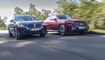 Press review by auto motor und sport magazine: Mercedes GLC Coupe vs BMW X4