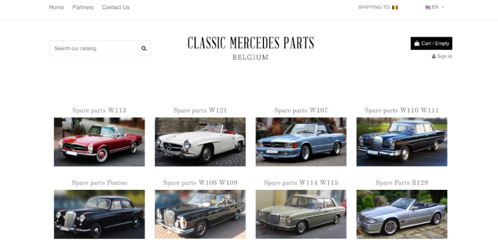 Mercedes Classic parts 