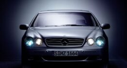 25 years second generation Mercedes CL (C215): first with Active Body Control system