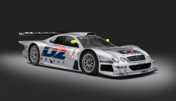 Mercedes CLK GTR, the winner of the 1997 FIA GT championship, will be sold at auction