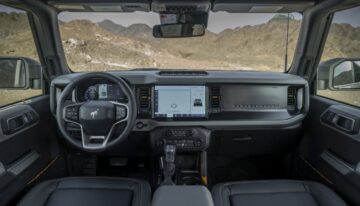Bronco Sport Dashboard Display Features