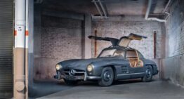 A very rare Mercedes 300 SL Gullwing with all sport options for sale
