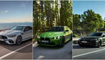 Audi RS5 vs Mercedes-AMG C 63 vs BMW M3: the First Showdown