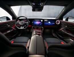The Interior of the New Mercedes-AMG GT 4-Door Coupe Is Dominated by Displays