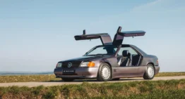 Boschert B300 Gullwing Coupe 1989: a Mercedes W124 Coupe With Gullwing Doors