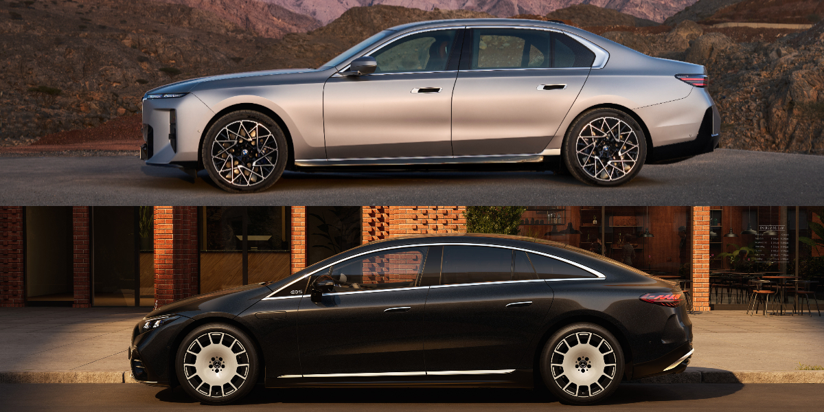 BMW i7 facelift 2026 vs Mercedes EQS facelift 2026