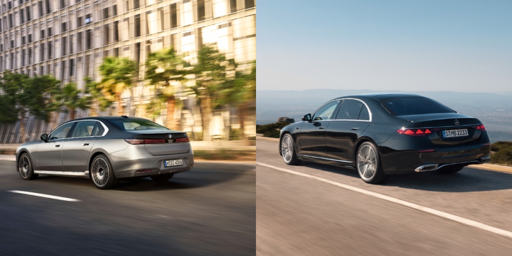 mercedes S-Class facelift 2026 vs BMW 7 Series facelift 2026