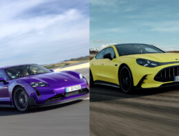 2,200 PS Duel: the all-new Mercedes-AMG GT 4-Door Coupe vs Porsche Taycan Turbo GT
